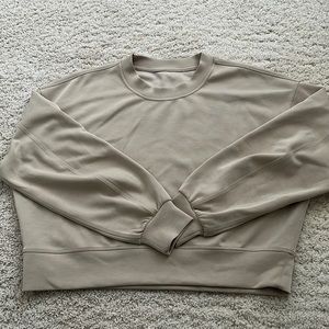 Lululemon Perfectly Oversized Cropped Crew Softwtreme